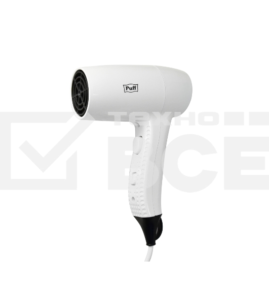 Фен для волос настенный Puff 1202, белый