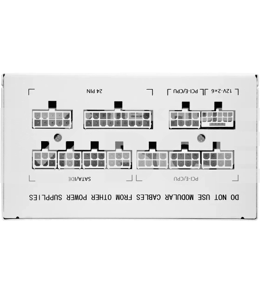 Блок питания Bloody BD-PS750G, 750Вт, 80 PLUS Gold, 120мм, белый