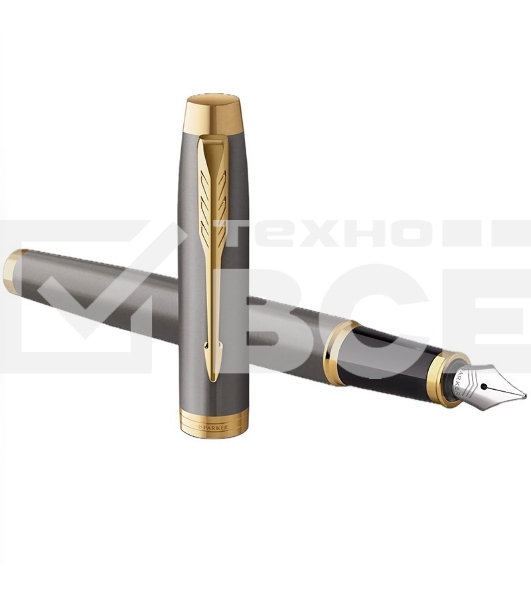 Ручка перьевая Parker IM Premium Grey Core GT (2213776) M черн. черн. подар.кор.