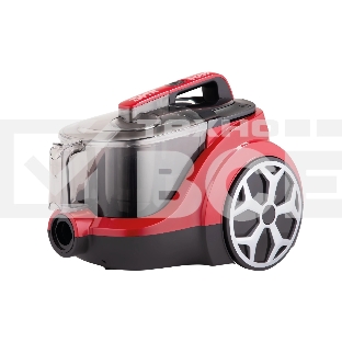 Пылесос Kraft KF-KVC 2501 красный/черный, 430/2500 Вт, уборка сухая, пылесборник контейнер, 2.5 л