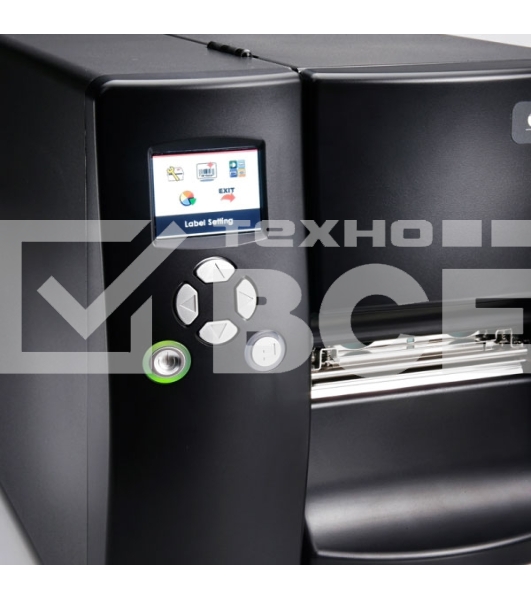 Принтер этикеток термотрансферный Godex EZ-2250i, 203 DPI, 178 мм/сек, Ethernet, RS-232, USB, чёрный
