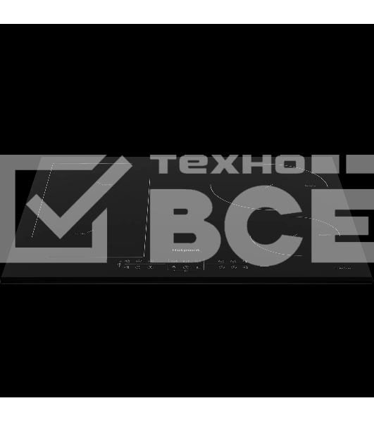 Индукционная варочная панель Hotpoint HB 1560B BF, независимая, черный