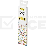 Карандаши цветные Silwerhof Eco 2.6 мм, шестигранный профиль, пластик, ассорти, 6 цветов, коробка с европодвесом, фото4