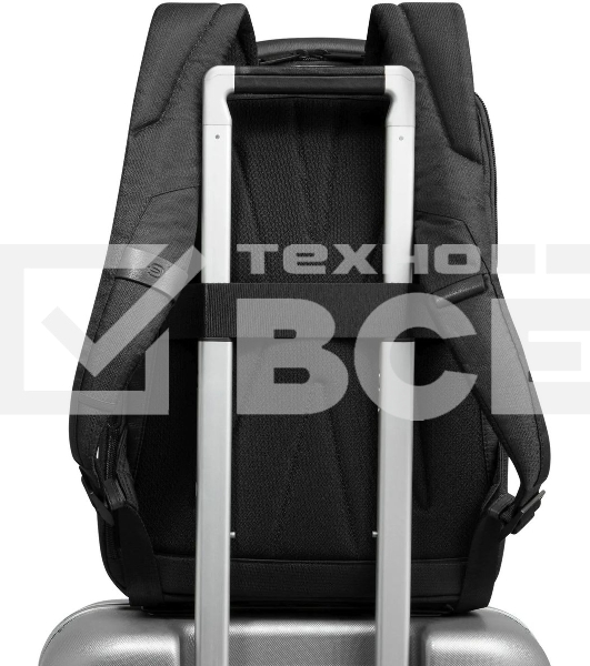 Рюкзак мужской Piquadro Marcel CA6823W138/N черный ткань/натур.кожа