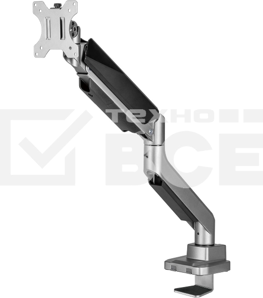 Кронштейн для мониторов Ultramounts UM717 серебристый 17'-49' макс.18кг крепление к столешнице поворот и наклон