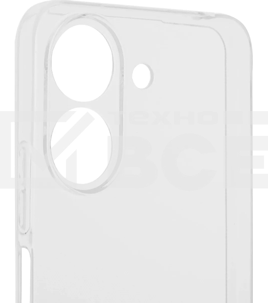 Чехол (клип-кейс) BoraSCO для Xiaomi Redmi 13C Silicone Case прозрачный (72840)