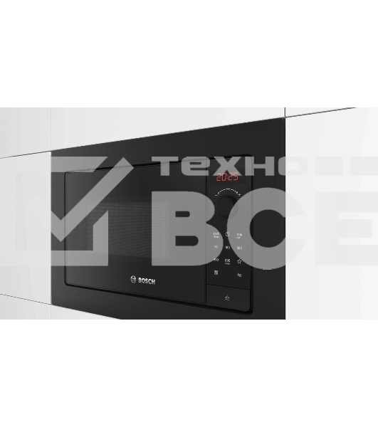 Микроволновая печь Bosch BFL623MB4 черный (встраиваемая)