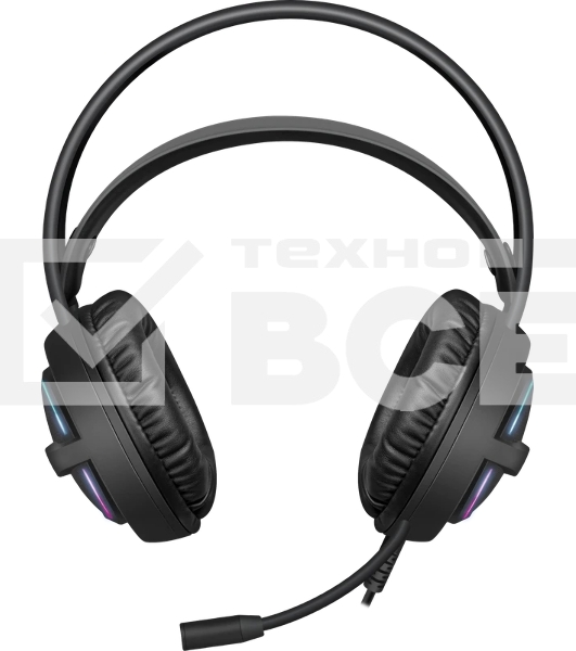 Гарнитура Defender Dexter RG чёрный, проводная, USB / 2 x mini jack 3.5 мм, подсветка