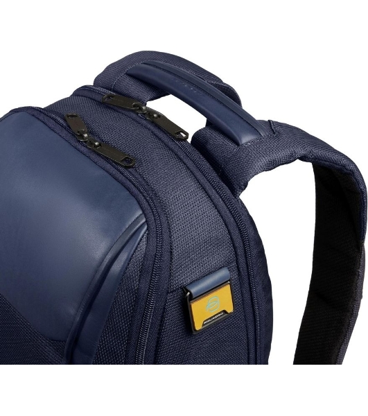 Рюкзак мужской Piquadro Lyss CA6928S143BM/BLU синий полиэстер/натур.кожа