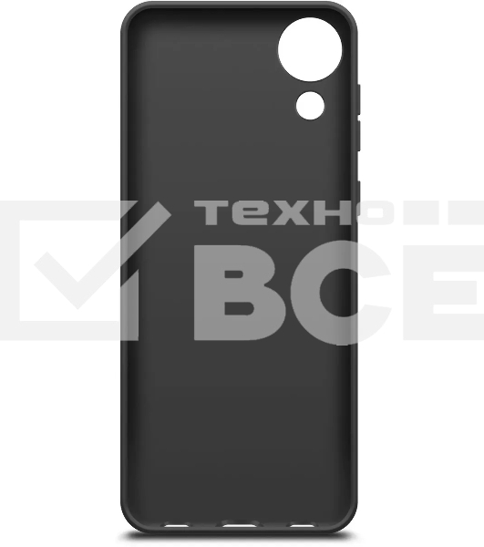 Чехол (клип-кейс) BoraSCO Silicone Case для Samsung Galaxy A03 Core черный (матовый)