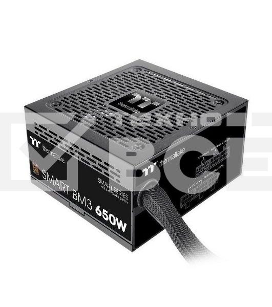 Блок питания Thermaltake Smart BM3 (PS-SPD-0650MNFABE-3), 650Вт, 80 PLUS Bronze, 120мм, модульный, черный