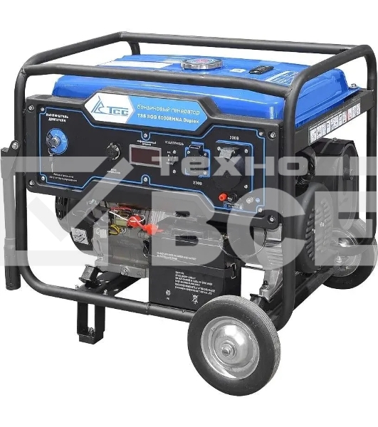 Электрогенератор бензиновый ТСС SGG 6000EHNA Duplex, 6.5 кВт, 74 дБ, 85 кг