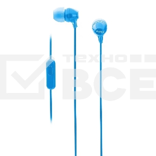 Наушники Sony MDR-EX14AP синий