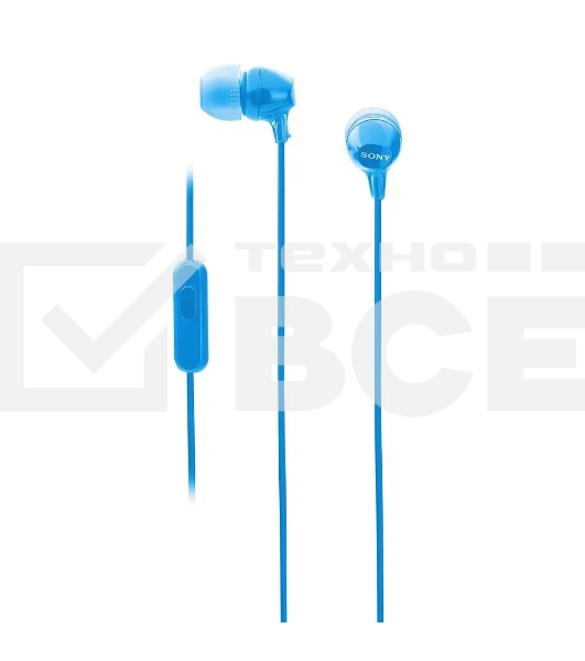 Наушники Sony MDR-EX14AP синий