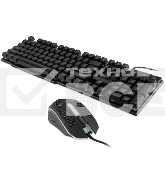Клавиатура + мышь Оклик GMNG 400GMK клав:черный мышь:черный USB