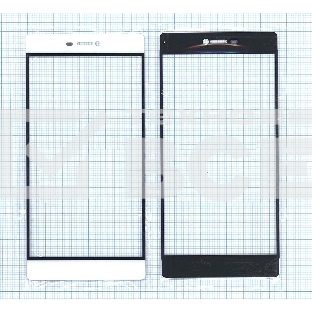 Стекло для Huawei P8 белое