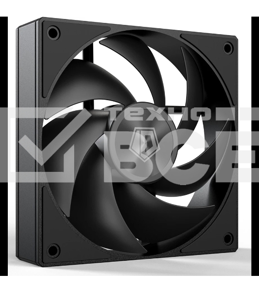 Вентилятор для корпуса ID-COOLING AF-1230-K черный, 120 мм, 2000 об/мин, 31.1 дБ, 4 pin