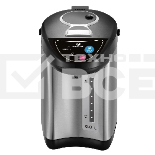 Термопот Eurostek ETP-060S 6 л, 900 Вт, серебристый