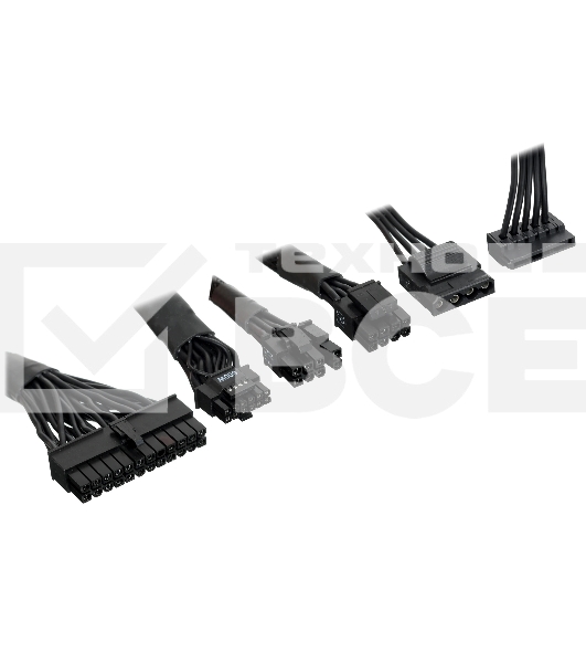 Блок питания ADATA XPG Core Reactor II COREREACTORII750GOLD RTL (COREREACTORII750G-BKCEU), 750Вт, 80 PLUS Gold, 120мм, модульный, черный