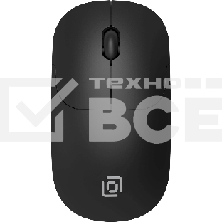 Мышь беспроводная Oklick 202MW черный, 1000 dpi, радиоканал, USB, кнопки - 3