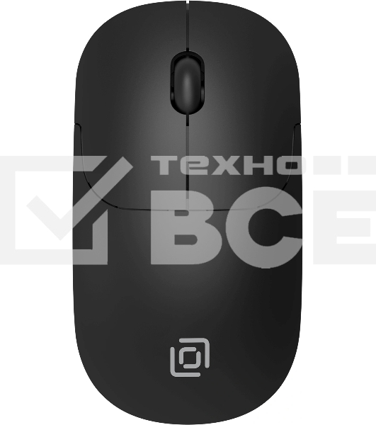 Мышь беспроводная Oklick 202MW черный, 1000 dpi, радиоканал, USB, кнопки - 3