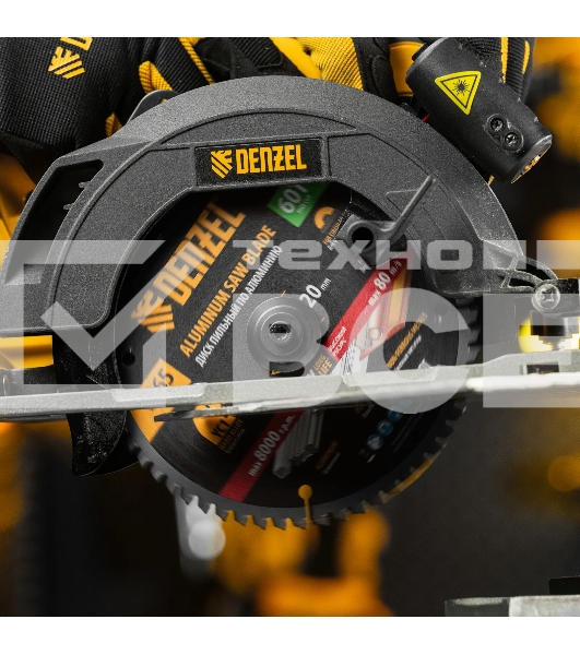 Пильный диск по алюминию Denzel ф165 х 20 мм, 60 зубьев 733747