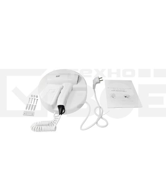 Фен для волос настенный Puff 1202, белый