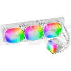 Система жидкостного охлаждения Water Cooling System Geometric Future Eskimo Pro 360 (240W, 360мм, ARGb, белый/Fans: 3x120мм, 80.81CFM, 34.2dBA, 2000RPM/Pump height 54мм, 3200RPM, Rad thickness 27мм/S: 1851, 1700, 1200, 115X, 2011, 2066, AM5, AM4), фото 1