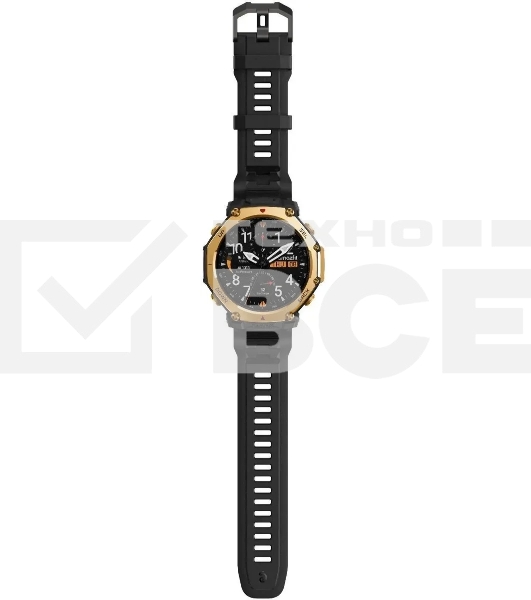 Умные часы Amazfit T-rex 3 Pro A2549 1.5' AMOLED корп.золотистый рем.черный