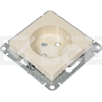 Механизм розетки 1-м СП AtlasDesign без заземл. защ. шторки 16А беж. SchE ATN000249, фото3