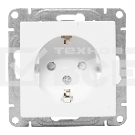 Механизм розетки EKF UP1-SOW-111 16А, с заземлением, со шторками, белый Эпика, фото5