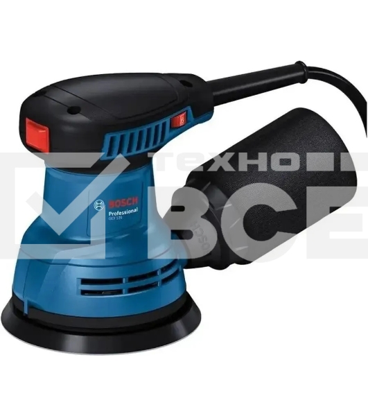 Эксцентриковая шлифовальная машина Bosch GEX 125 290Вт D125мм (06013A80F0)