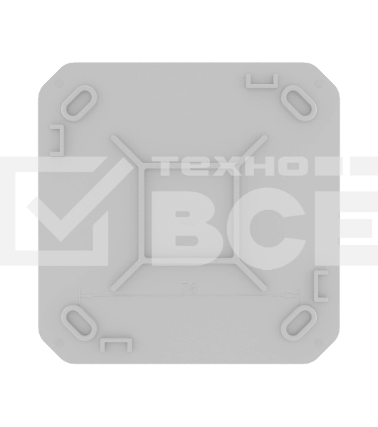 Коробка распр. ДКС 53800 ОП 100х100х50 (6 каб.ввод.) IP55