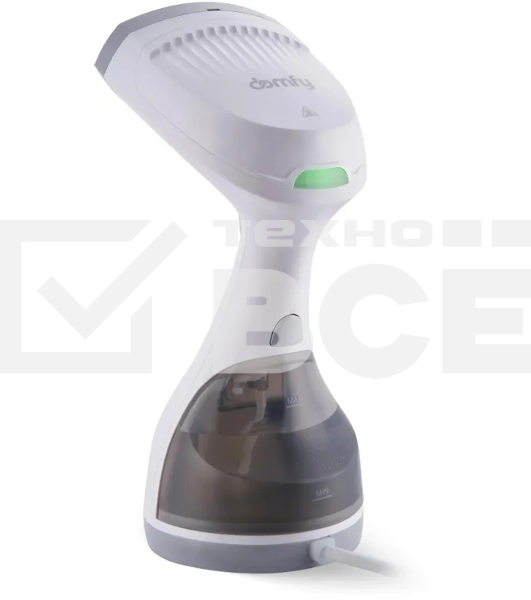 Отпариватель Domfy DSW-GS205 белый/серый, 1650 Вт, 25 г/мин, 320 мл