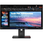 Монитор 27' Lenovo T27QD-40 IPS 2560x1440, 120 Гц, 4 мс, 16:9, 350 кд/м², HDMI, DP 1.4, DP Out, USB-C, USB Hub, HDR10, черный, фото 1