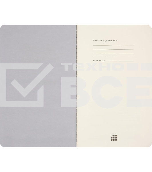 Блокнот Moleskine CAHIER NASA-INSPIRED SKCAHLP7063S2 Large 130х210 мм 120 стр. нелинованный мягкая обложка серебристый/черный Moon (2 шт)