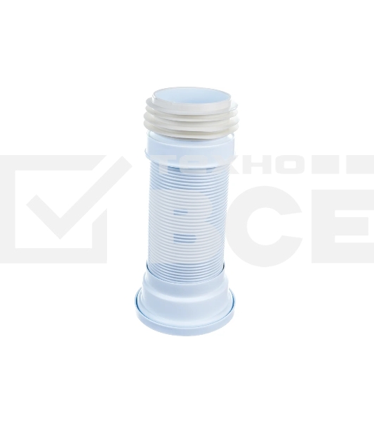 Труба для унитаза гофрированная армированная L 290-640 мм D110 мм