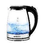 Электрочайник BRAYER BR6116 черный, 1.7 л, 1800 Вт, скрытый нагревательный элемент, фото6