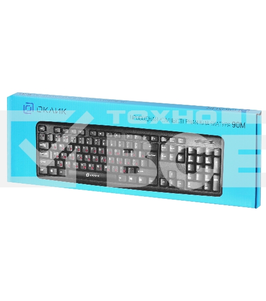 Клавиатура Oklick 90M проводная, USB, черный