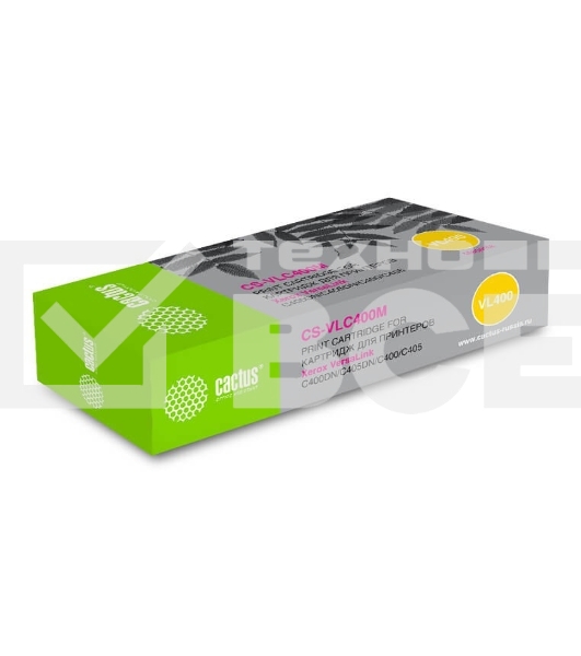 Картридж лазерный Cactus CS-VLC400MRU 106R03535 пурпурный (8000стр.) для Xerox VersaLink C400DN/C405DN/C400/405/C400N/C405N/