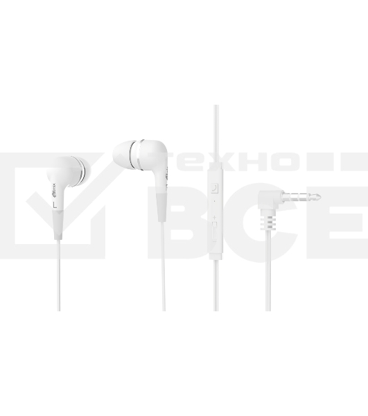 Наушники RITMIX RH-112M белый