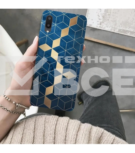 Чехол (клип-кейс) Gresso для Samsung Galaxy A02 Meridian синий (GR17AAAE8920)