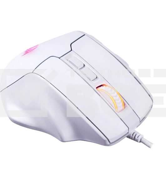 Мышь проводная REDRAGON Bullseye белый, 12400 dpi, USB, кнопки - 8