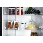 Холодильник Nordfrost RFC 390D NFGB черное матовое стекло двухкамерный 240/95л морозилка снизу, фото9