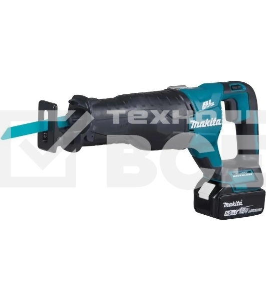 Сабельная пила Makita DJR187RT 18Вт аккум. 3000ход/мин ДА