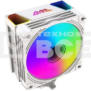 Кулер GMNG GG-CPC220-ARGB2 ARGB белый 120мм алюминий+медь 1600rpm 26db 4-pin 220W 154мм