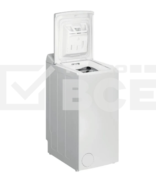 Стиральная машина Whirlpool TDLR6040S белый, загрузка вертикальная 6 кг, 1000 об/мин, класс А