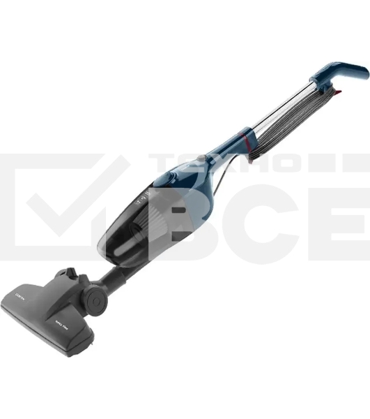 Пылесос вертикальный Centek CT-2565 синий, питание от сети, 200 Вт, уборка сухая, пылесборник 1.2 л