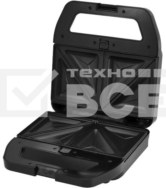 Вафельница Vitek VT-2626 850Вт черный/серебристый
