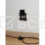 Розетка 1-местная IEK BRITE РСбш10-3-44-БрТБ с заземлением, с защитными шторками и крышкой, 16А, IP44, темная бронза, фото5